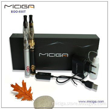 OEM/ODM approval aluminum alloy evod e-cigarette with big vaporizer